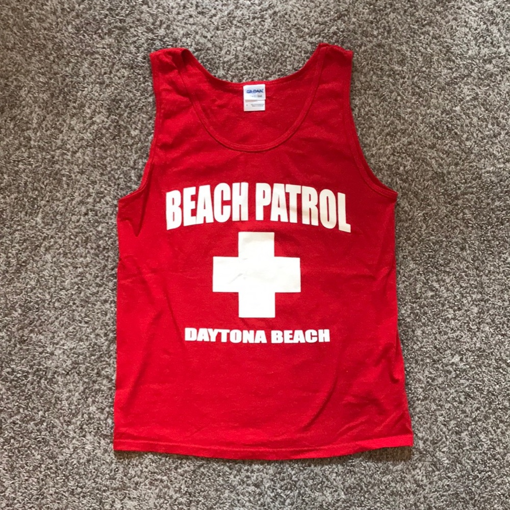 Daytona Beach Patrol red tank top